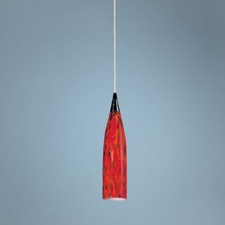 Lungo Collection Fire Red Mini Pendant Chandelier   #84001