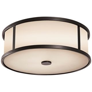 Murray Feiss Dakota Espresso 14" Wide Ceiling Light   #P0681