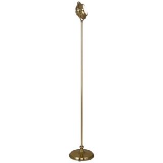 Robert Abbey Iris Antique Brass Halogen Floor Lamp   #W0964