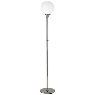Rico Espinet Buster Globe Nickel Floor Lamp by Robert Abbey   #U1080