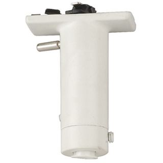 Lightolier White Finish Pendant Adaptor   #01062