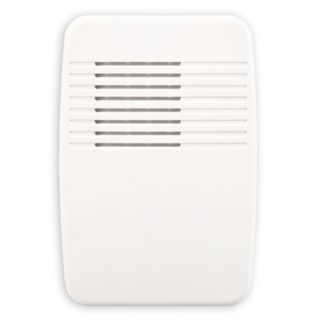 Modern Off White Wireless 3 1/2" Wide Door Chime Receiver   #K6422