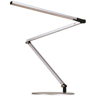 Koncept Gen 3 Z Bar Daylight LED Modern Desk Lamp Silver   #V6895