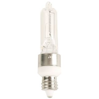 100 Watt Clear Mini Candelabra Halogen Light Bulb   #17521