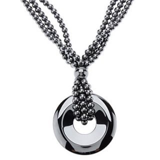 EUR € 8.64   Three of a Kind Circular Necklace Hematite Hole