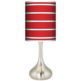 Red, Art Shade Table Lamps
