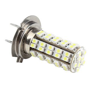 USD $ 8.99   H7 4.76W 1210 SMD 68 LED White Light Bulb for Car Lamps