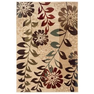 Durand Collection Longstem Ivory and Gold Area Rug   #T6952