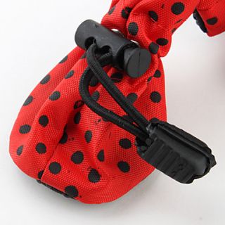 USD $ 5.69   Spotted Pattern Style Adjustable Non Slip Dog Shoes (XS