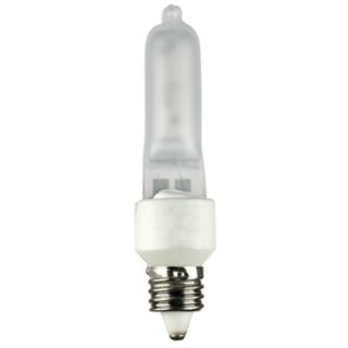 75 Watt Mini Candelabra Frosted Halogen Light Bulb   #09199