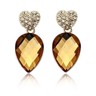 EUR € 8.73   teardrop kristal ingelegde oorstekers, Gratis