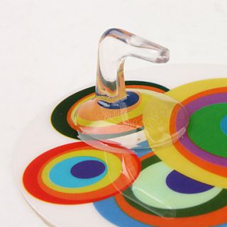 EUR € 4.77   Køkken farverige bobler Design Adhesive Plastic Hook