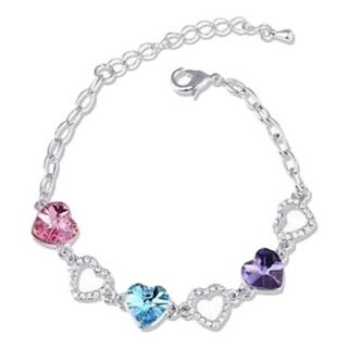 EUR € 11.77   Amour bracelet en cristal autrichien, livraison