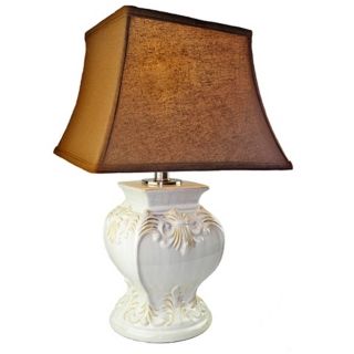 White   Ivory, Country   Cottage Table Lamps
