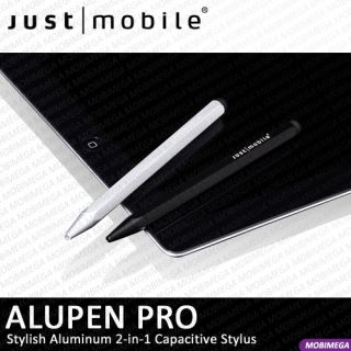 Just Mobile AluPen Pro Aluminum Ballpoint Pen Capacitive Touch Stylus