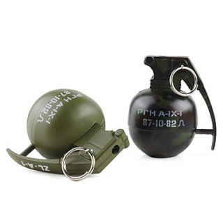 USD $ 3.79   Hand Grenade Shaped Lighter with Sound Effect (Green