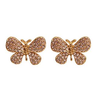 EUR € 5.88   butterfly mønster mode øreringe (assorterede farver