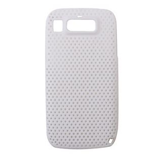 USD $ 2.79   Protective Plastic Net Case for Nokia E72 (White),