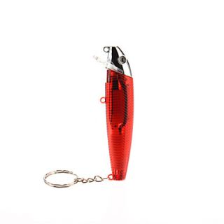 USD $ 3.89   Fishing Lure Bait Shaped Refillable Gas Lighter (Red