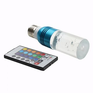 EUR € 22.99   e27 3w rgb luce blu shell remota controllata lampadina
