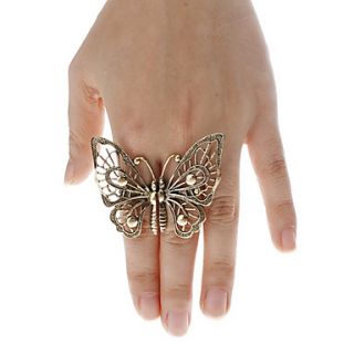 EUR € 2.93   Butterfly formet Separat Alloy Plating Dual Rings
