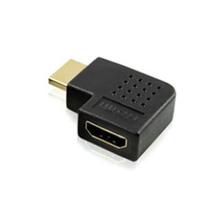 USD $ 5.89   90 Degree Rotation HDMI Male to Female Converter (Towards