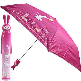 EUR € 16.92   Bonito Coelho Padrão Lua Estilo Umbrella Mini Folding