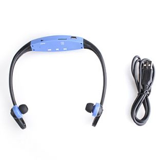 USD $ 11.89   Wireless Handsfree Headset Sport  Player   Blue,