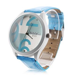 USD $ 3.99   Mens and Womens Casual PU Analog Quartz Wrist Watch