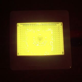 USD $ 25.89   0.5W 8 LED Yellow Light PIR Sensor Corner Light (AC220V