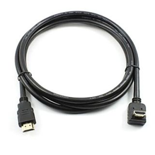 USD $ 36.49   Gold Plated 90 Degree HDMI V1.4 Male to Male Cable (5m