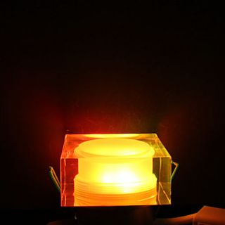Lâmpada 3w 110lm luz rgb cubo lâmpada do teto de cristal LED (AC 85