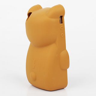 EUR € 6.71   bjørn silikon stativ og etui for iPhone 4 og 4S (brun