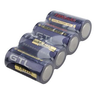 EUR € 7.53   gtl lr123a 3.6V 1800mAh recarregável Li ion (4 pack