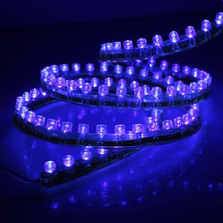 USD $ 10.49   Waterproof 96cm 96 LED Blue LED Strip Light for Car (12V