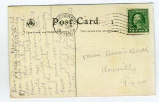 Junction City Fort Riley Kansas Postcard 1908 Flood