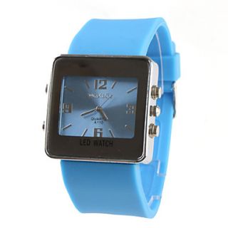 USD $ 6.39   Fashion Girl Women Wrist Watch Blue Watchband Blue Dial