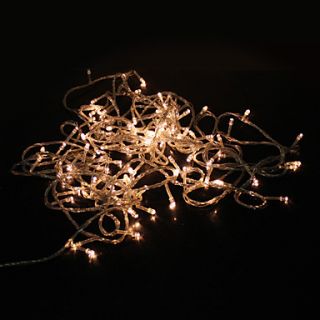 10M 100 LED Warm White 8 Sparking Modes Christmas Fairy String Light