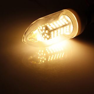 E14 5W 102x3528 SMD 400 420LM 3000 3500K Warm White Light Bulb Candle