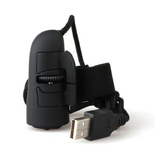 Mouse ottico USB da dito   Nero #00082139