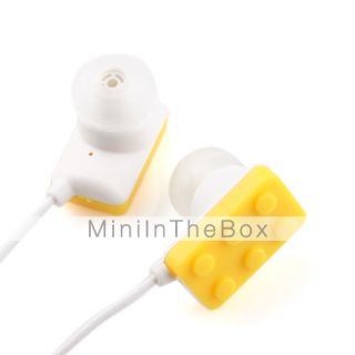 USD $ 2.79   3.5mm Fashionable Earphone Cute  Colorful  Music