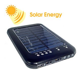 USD $ 21.69   1,600mAh solar charger for mobiles, cameras and /MP4