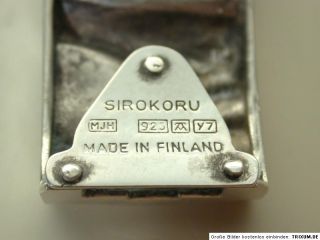 Sirokoru Finnland Silber Armband ° Design Matti J Hyvarinen ° Silver