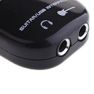 USD $ 24.99   Guitar to USB Interface Link Cable for PC/Mac Recording