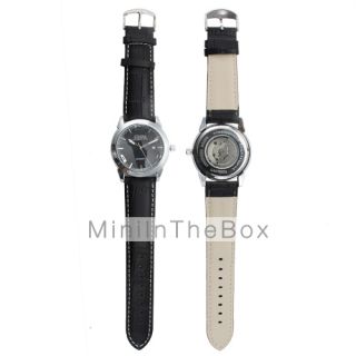 USD $ 24.99   Stylish Mens Full Automatic Mechanical Movement Leather