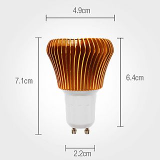 dimmable gu10 6w 600lm 540 6000 6500k branco natural luz de ouro shell