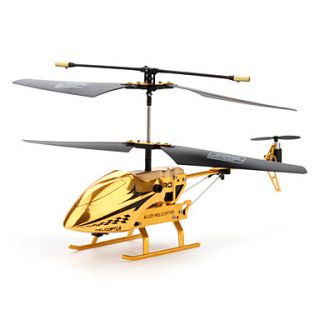 Channel RC Helicopter with Gyroscope (Golden)