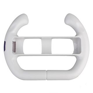 USD $ 3.29   Racing Sterring Wheel Controller for Wii (White)