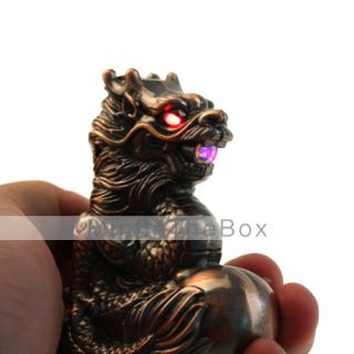 USD $ 13.99   Dragon Shaped Gas Lighter with LED,