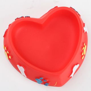USD $ 6.69   Heart Shaped Pet Bowl,